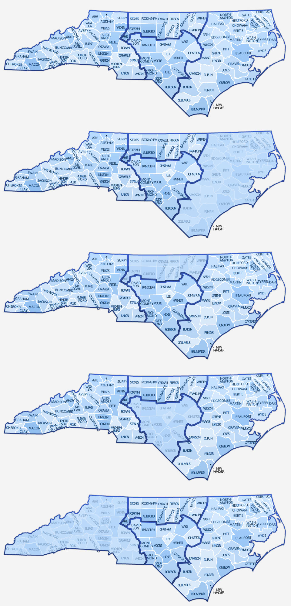 North Carolina Map